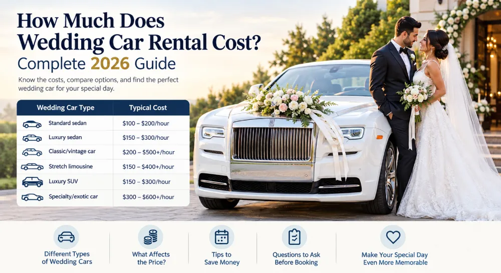 cars for a wedding