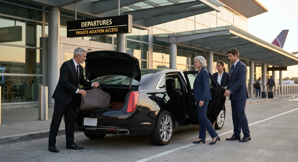 luxury town car